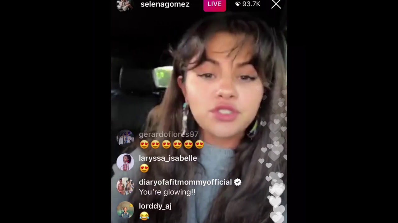Selena Gomez live on instagram August 2018!