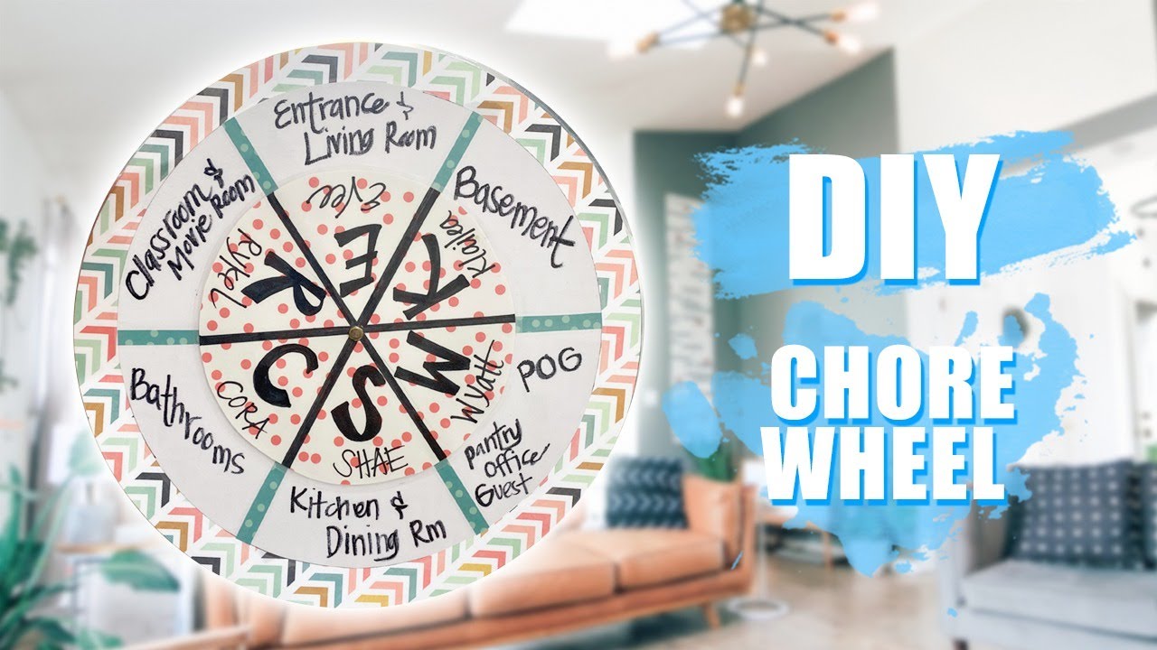 3 EASY steps to CHORES & CHORE WHEEL!