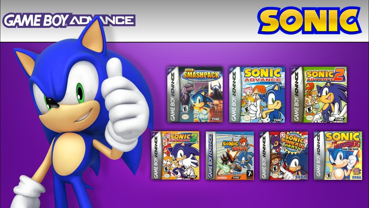 Sonic series for Game Boy Advance | GBA | My Boy!