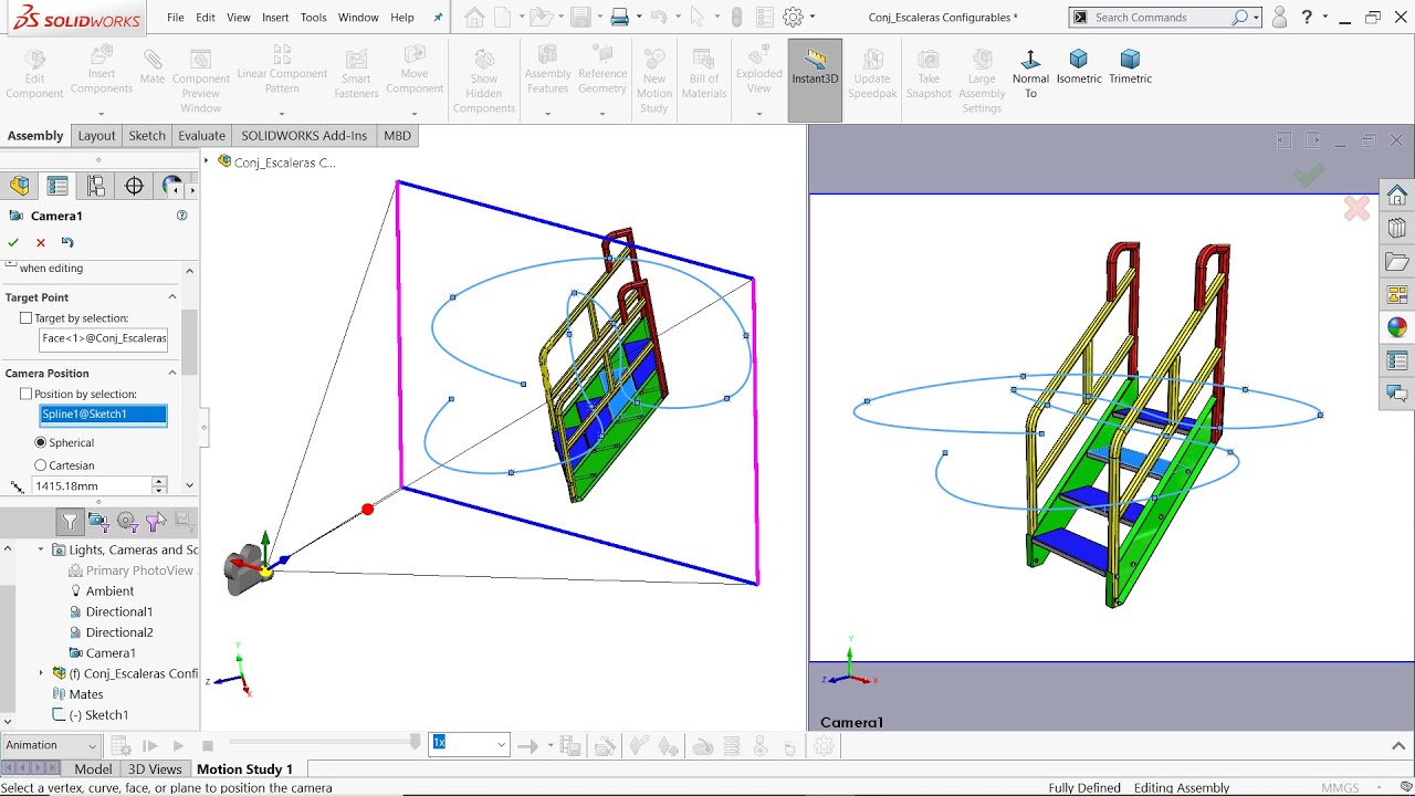 How to make Walk Through Animation in Solidworks