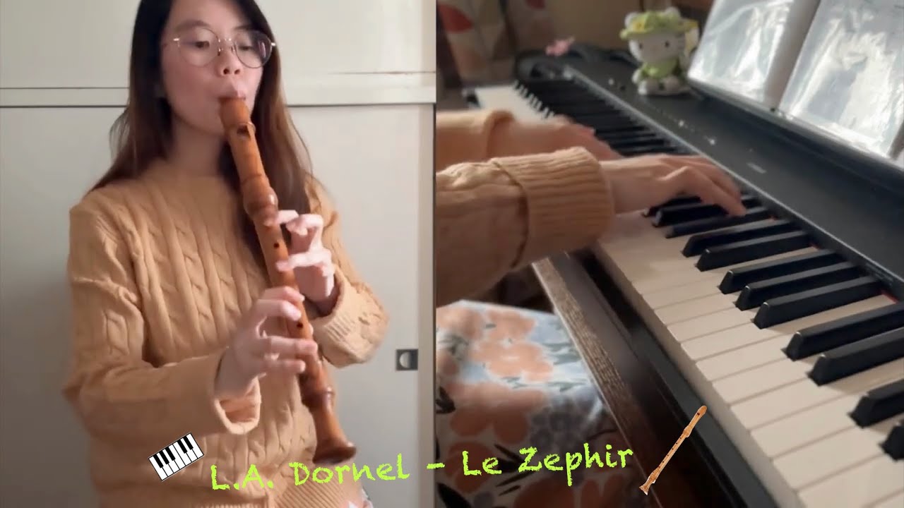 L.A. Dornel - Le Zephir (from Sonata No.1 in Bb Major)｜2026 HKSMF 336｜Alto/Treble Recorder Solo