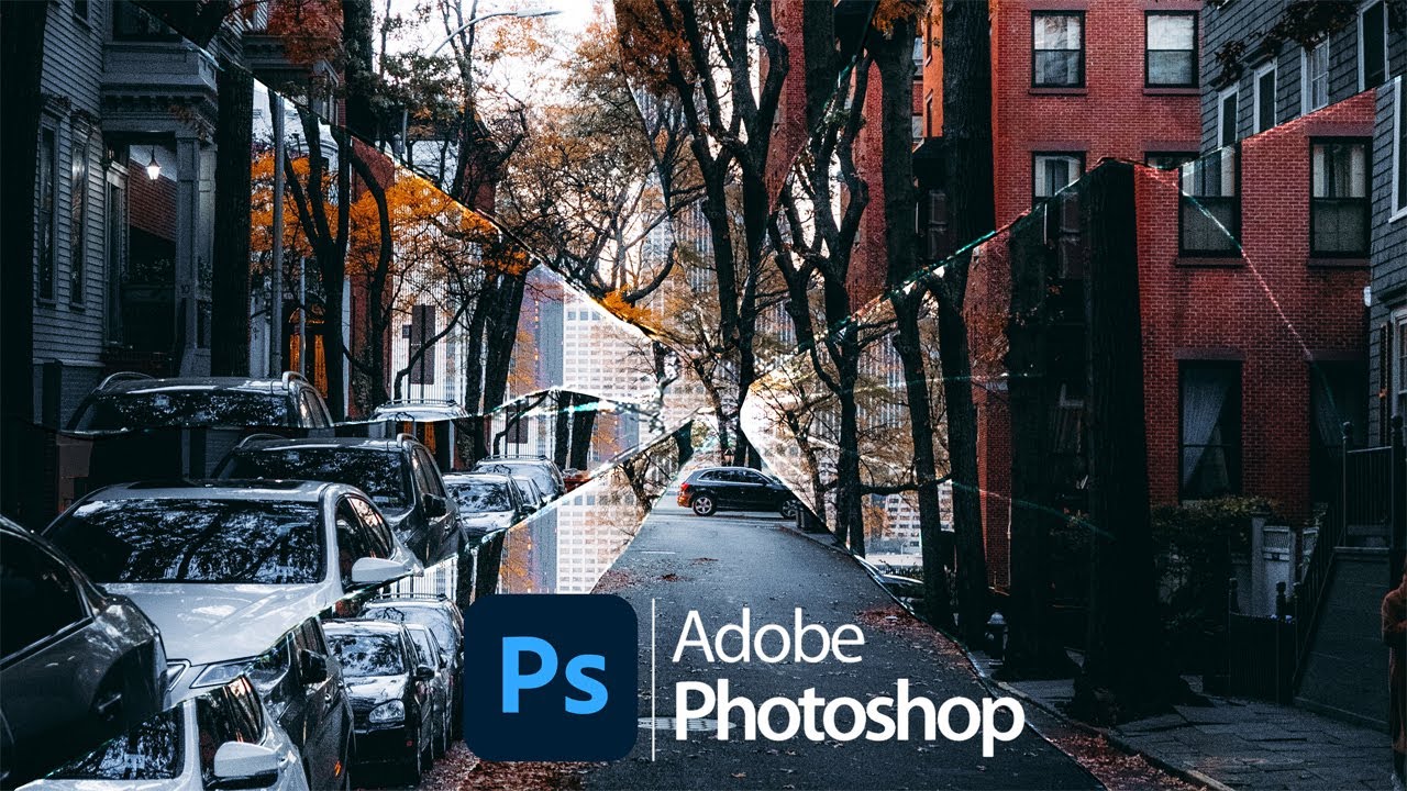 Broken Glass photo Effect in Photoshop