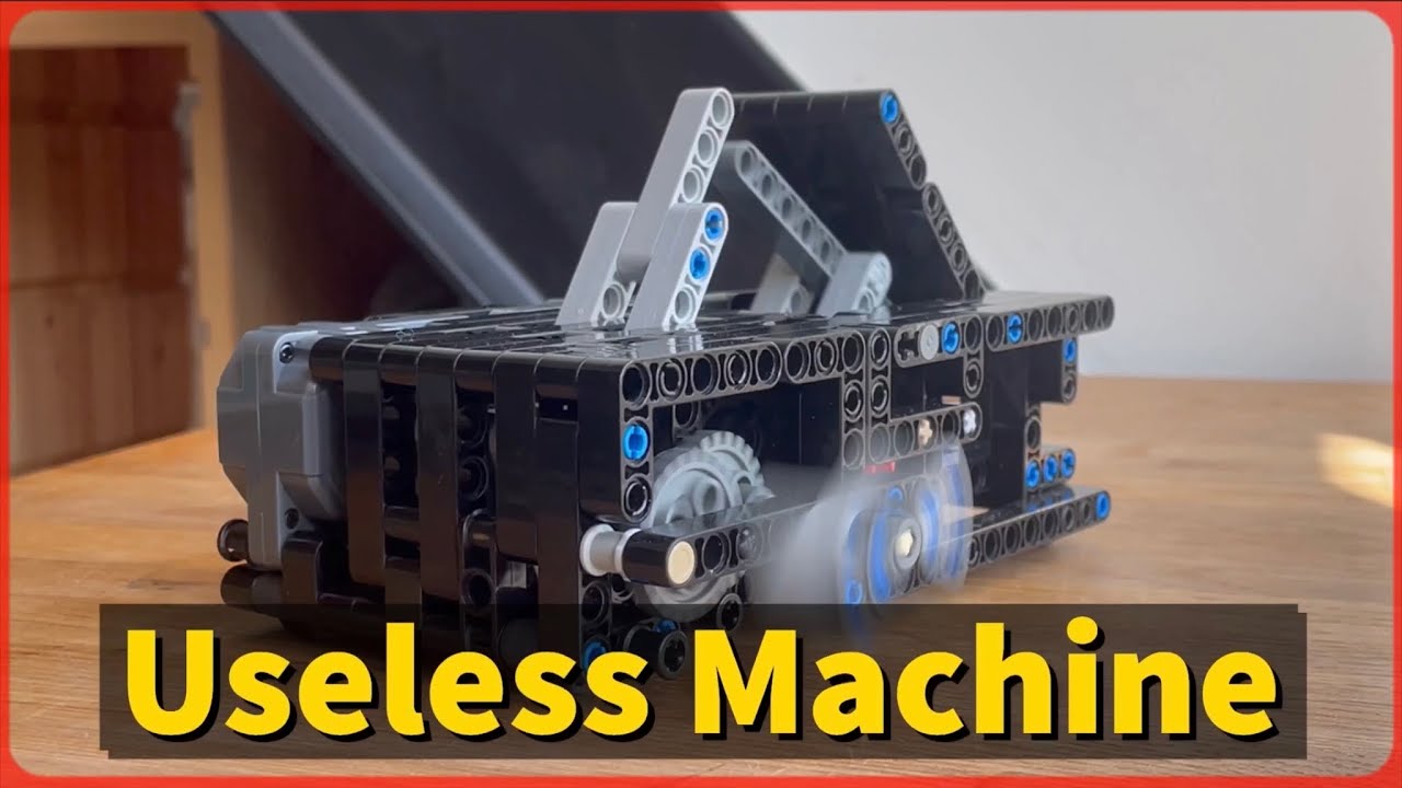 Lego Mechanical Useless Machine