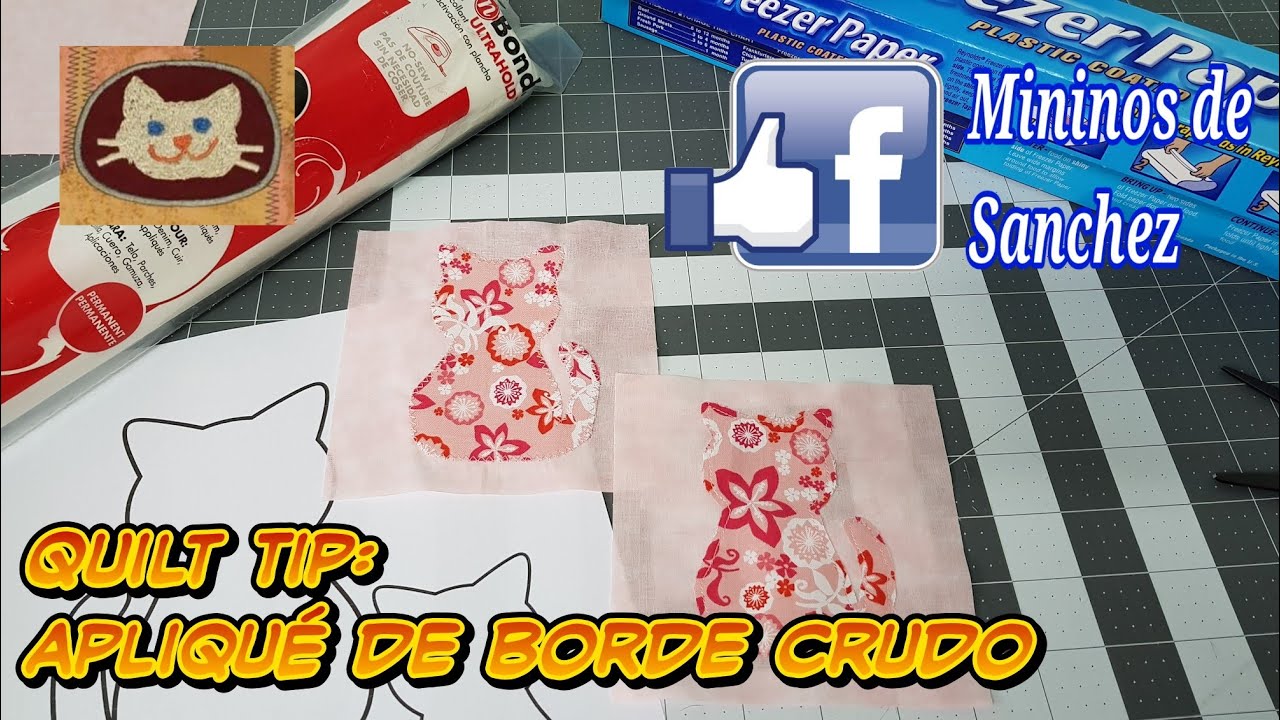 Quilt Tip: Apliqué de borde crudo o raw edge applique