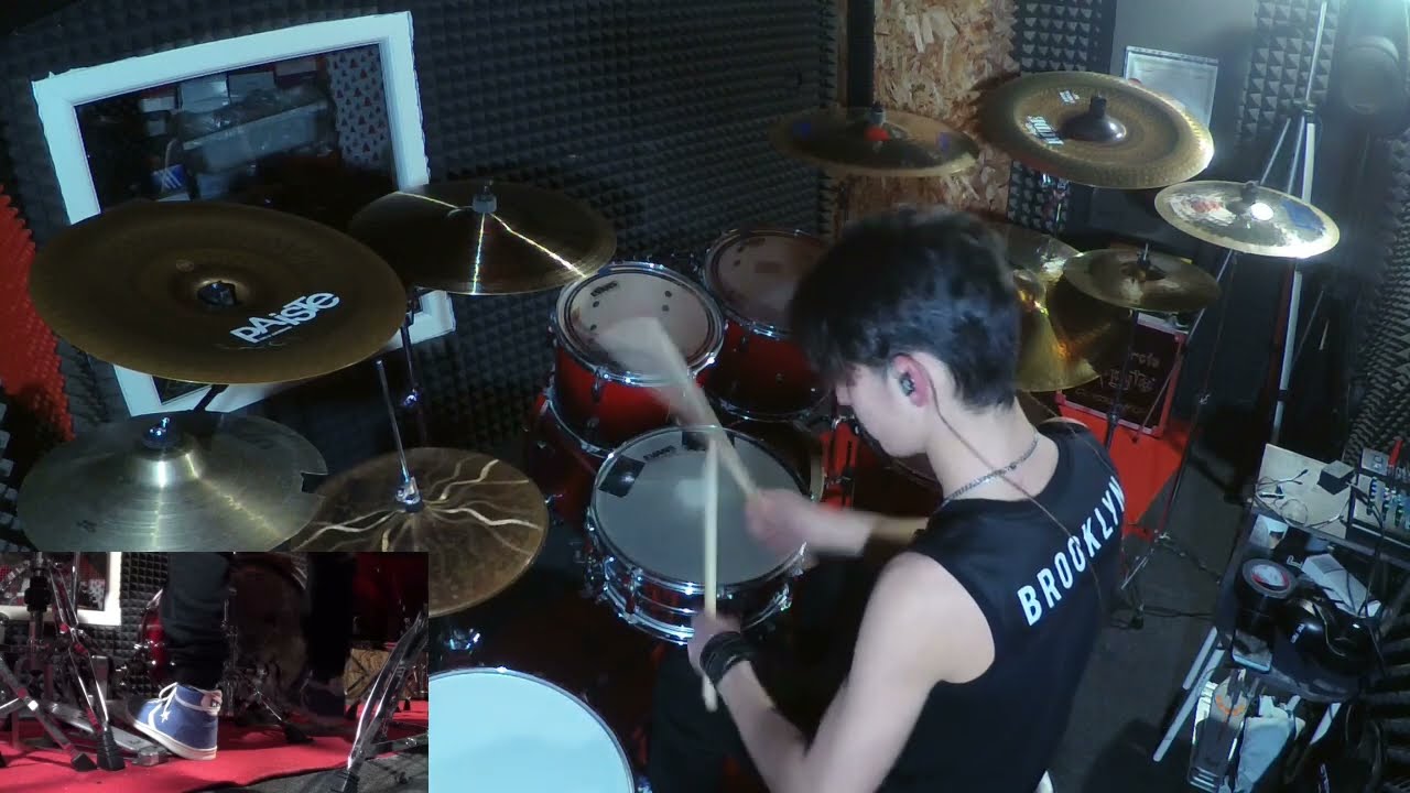 DEATHCRUSH -dethroned archangels -drum cover