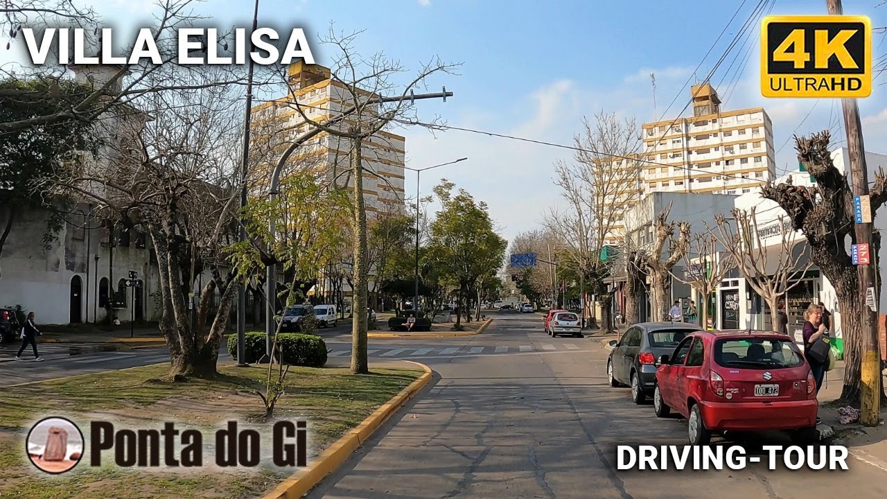 【4K】VILLA ELISA en 15 minutos #driving tour virtual 2022  - LA PLATA - BUENOS AIRES -Argentina