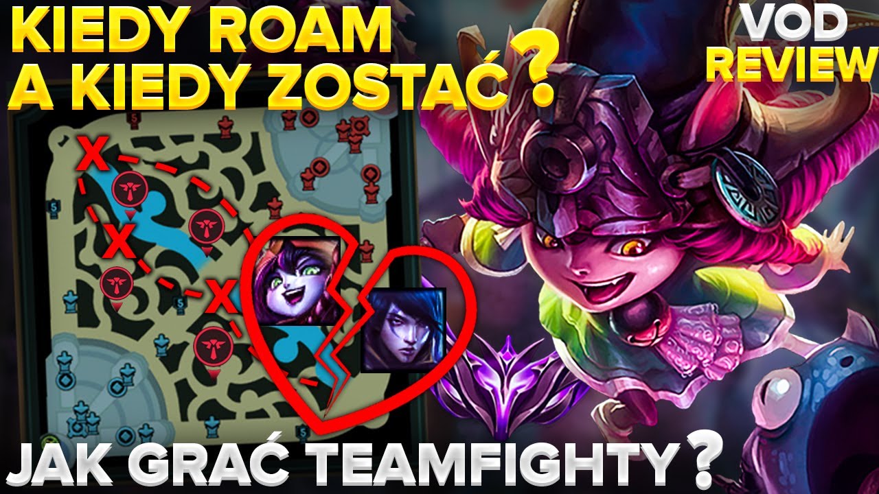 Kiedy roam a kiedy stać przy adc i granie walk- VOD Review Lulu Master SUPP