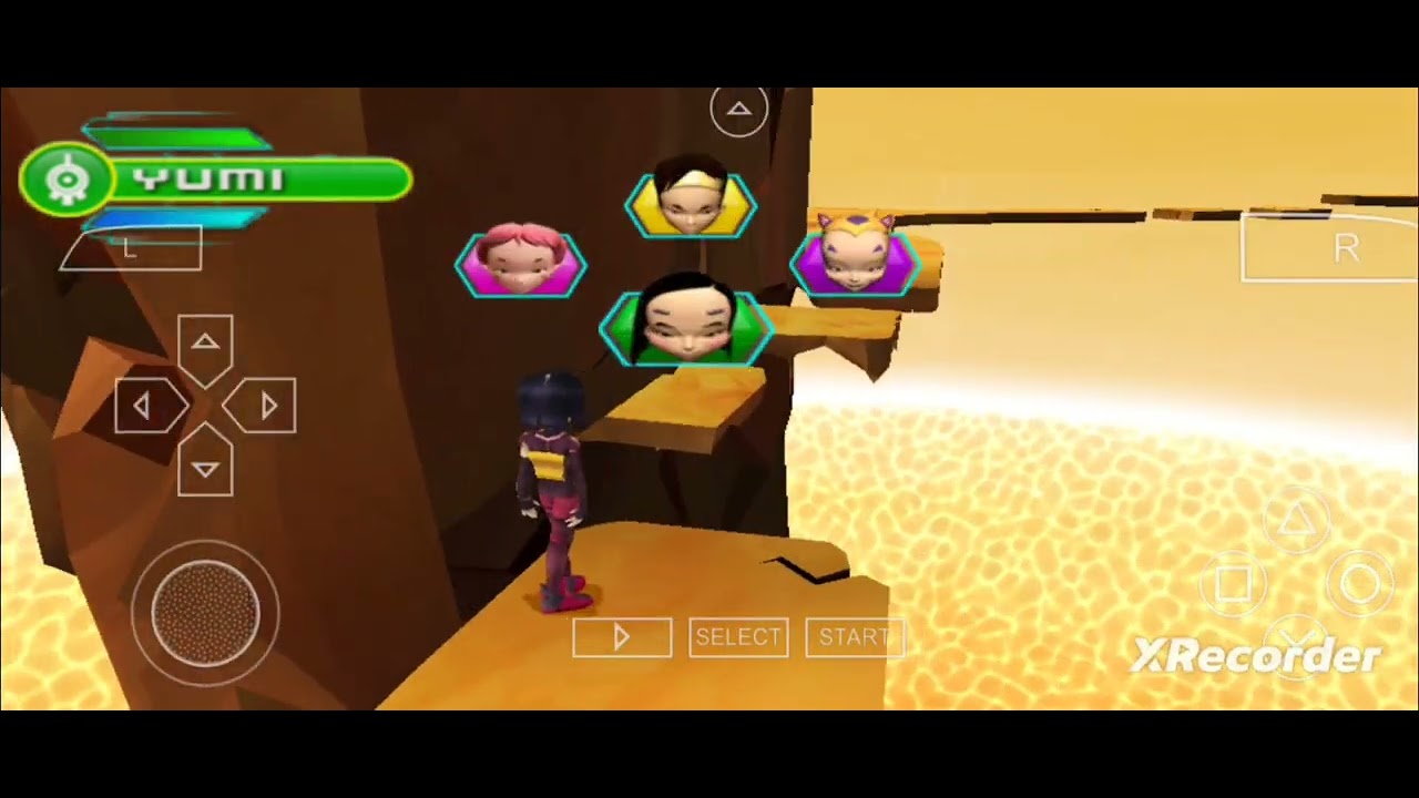 Code Lyoko Quest of infinity - PSP Android - video with sounds - code chimera creation mission part1