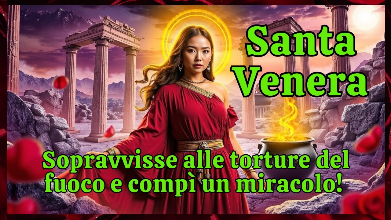✝️ Miracoli e Martirio L’Incredibile Storia di Santa Venera 🌹