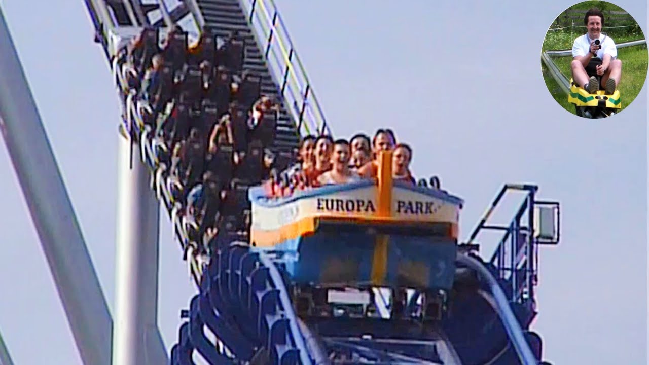 Poseidon - Mack Water Coaster (2004 Off-Ride Footage Compilation) - Europa Park Germany