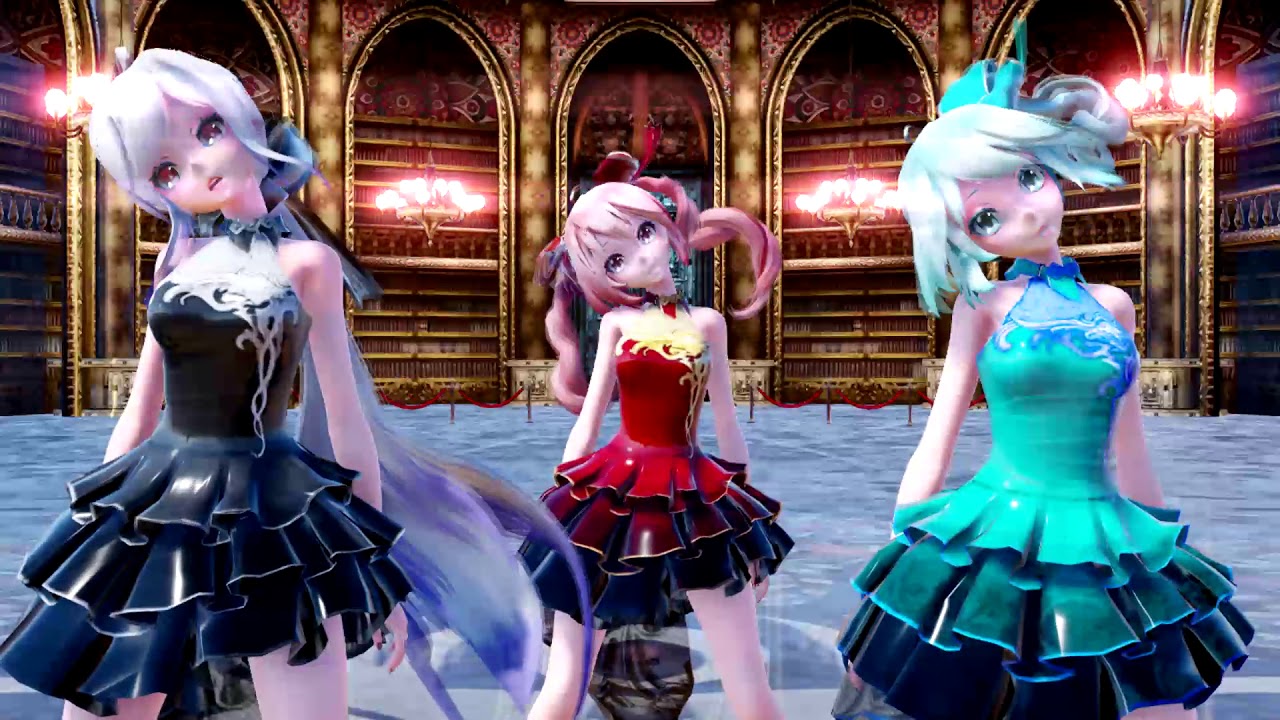 【MMD】 ライアーダンス / Liar Dance 【Miku,Teto,Haku】