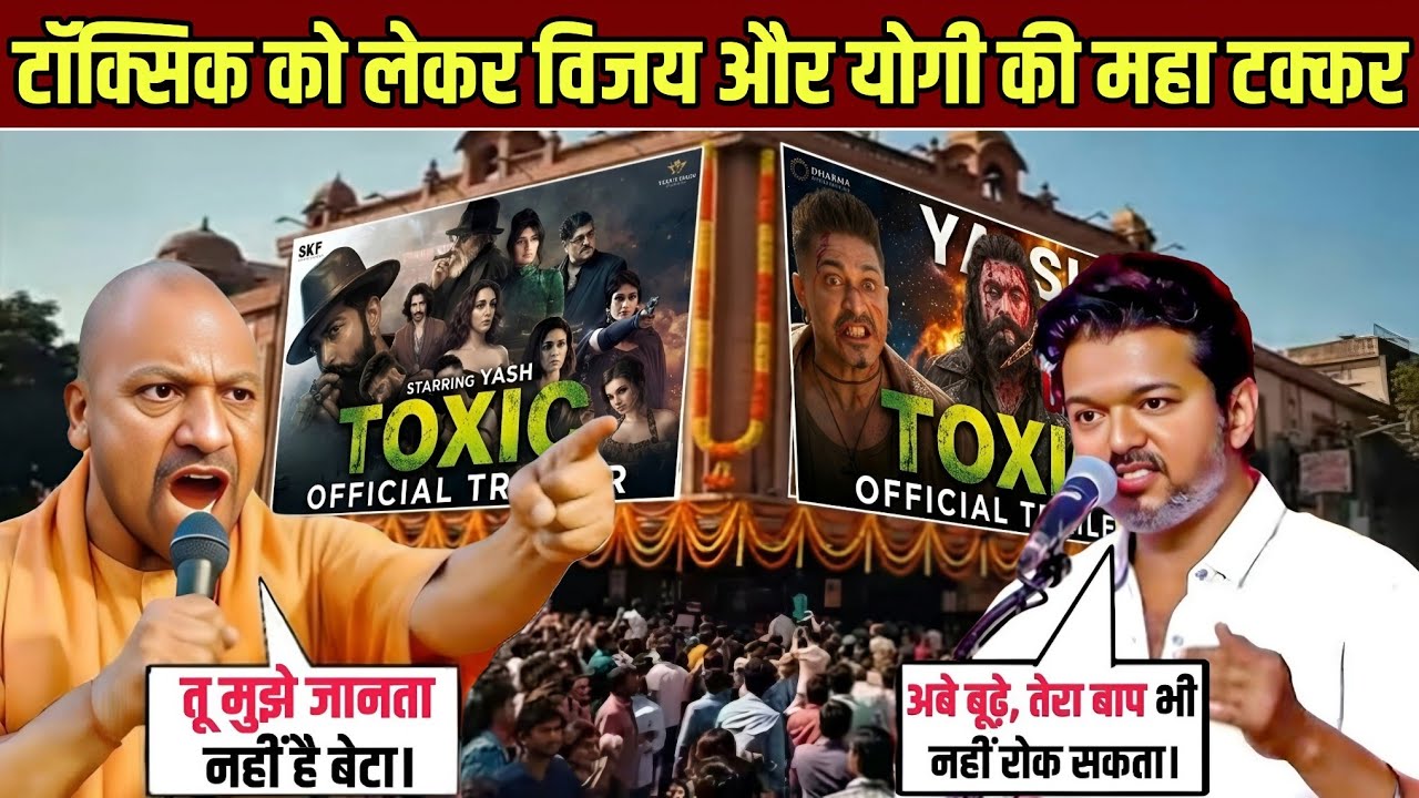 Toxic Movie BAN? 🤯| Yogi Adityanath Vs Vijay Thalapathy | Yash,s Toxic Movie Controversy 2026