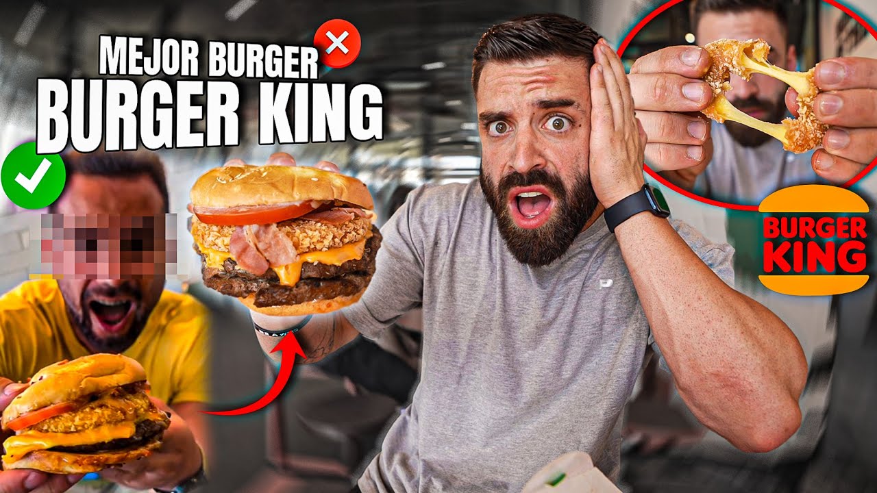 COMIENDO la BURGER M&Aacute;S PROMOCIONADA por INFLUENCERS en BURGER KING *&iquest;ES PUBLICIDAD ENGA&Ntilde;OSA?*