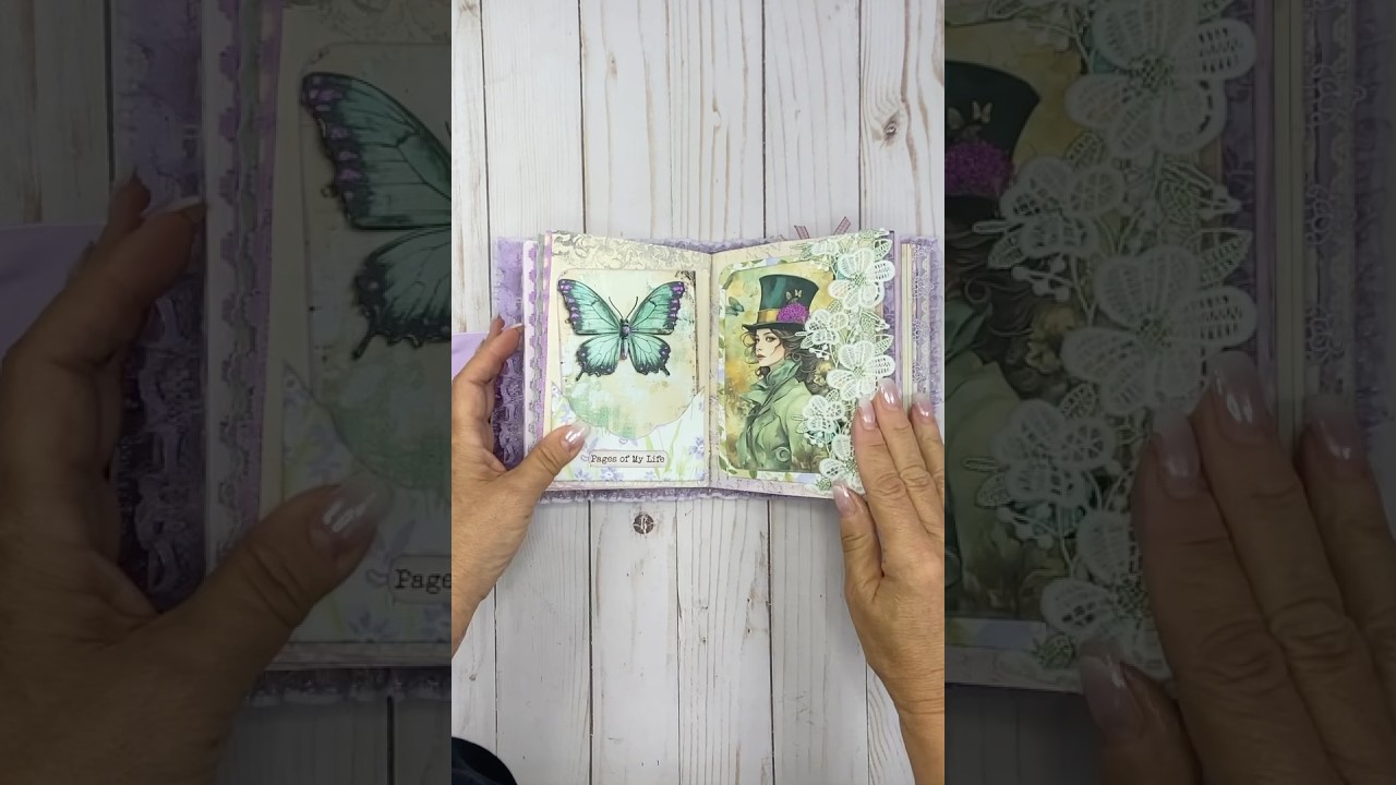 ArtAtTheTableToday.Etsy.com "Lilac Spring Garden" 