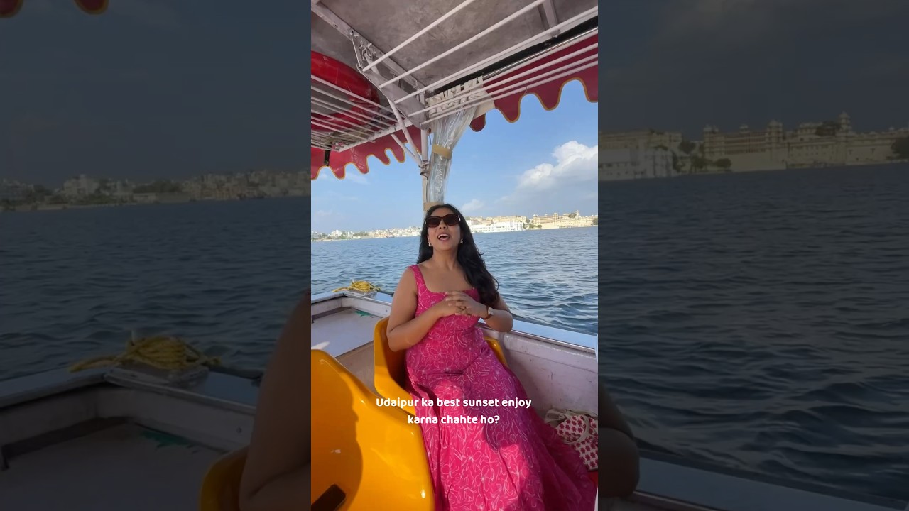 Best sunset Boat ride in UDAIPUR