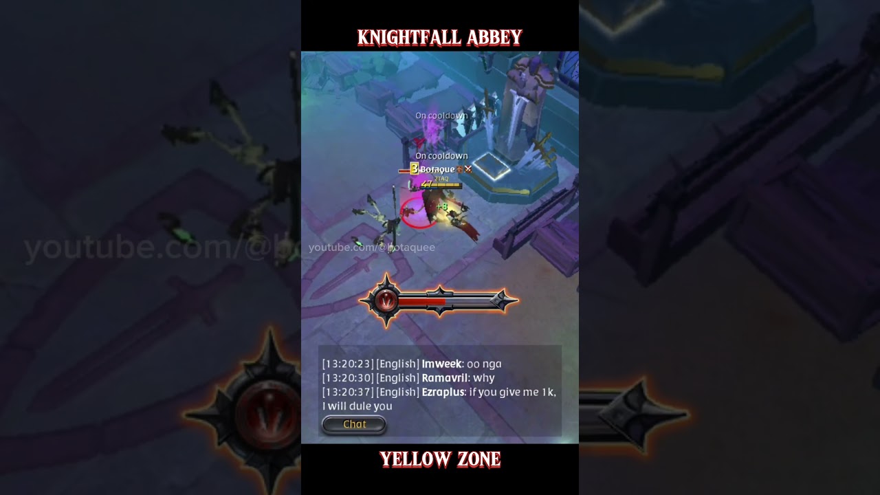 KNIGHTFALL ABBEY // YELLOW ZONE // ALBION ONLINE #shorts