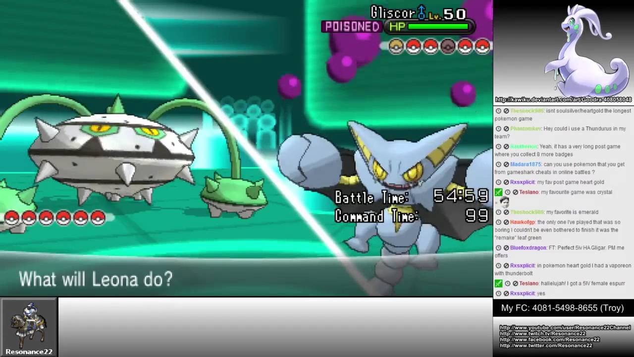 Pokemon X/Y Wifi Battle #3: Resonance22 Vs PkmonmasterRen (Sylveon)