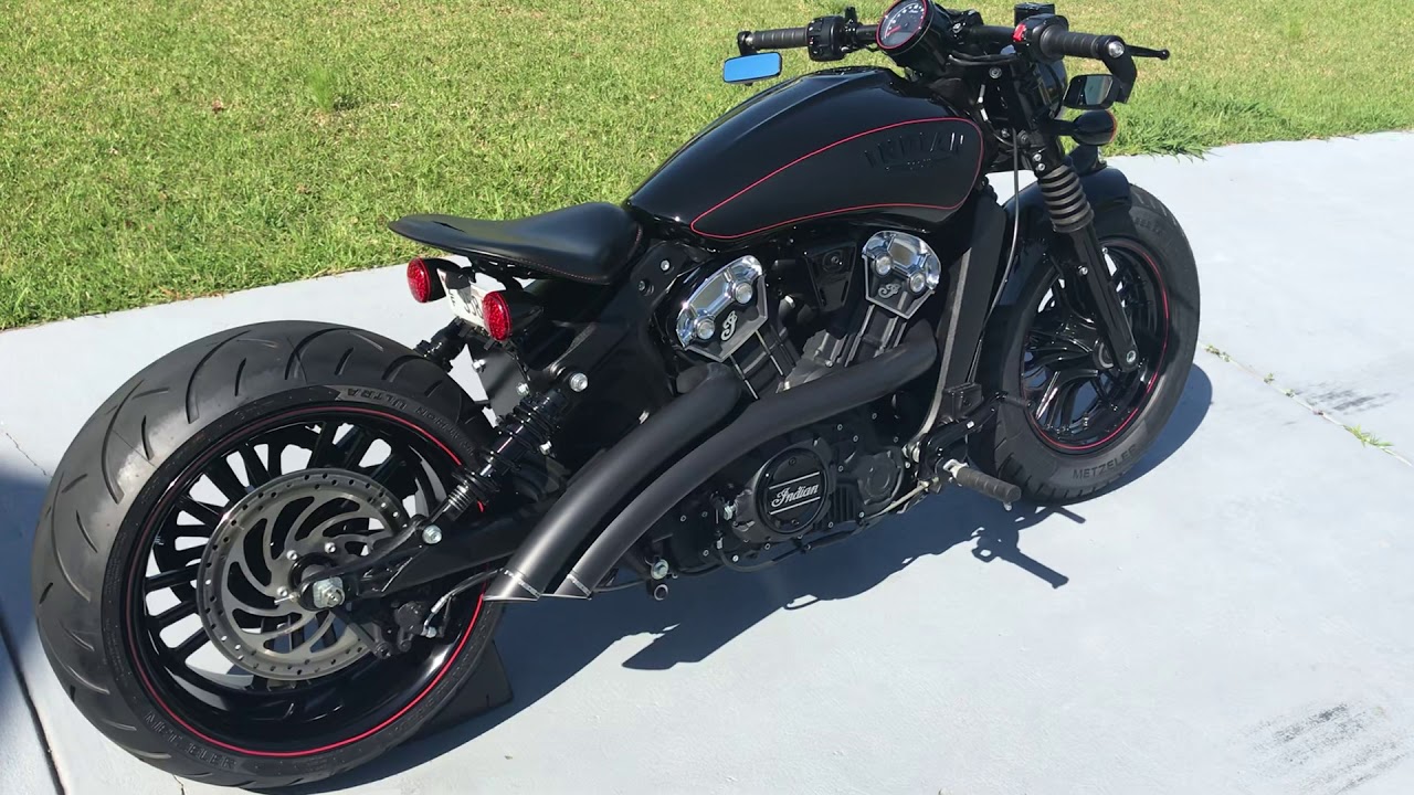 Indian Scout Bobber Pinstripe Mod