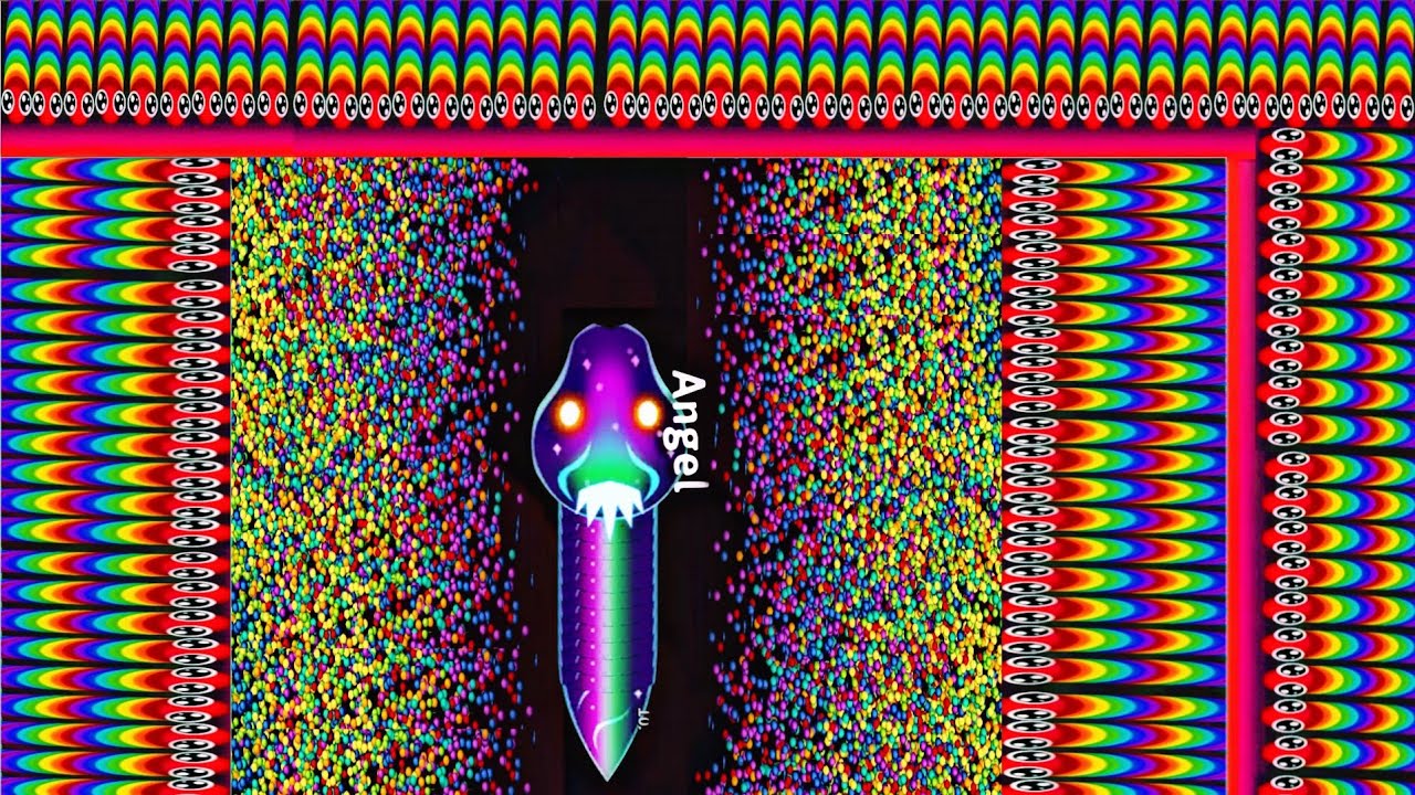 Snake Io 🐍 Rainbow 🌈 Vs Rainbow 🌈 + Multi Snake Snake Epic SnakeIo Gameplay #10