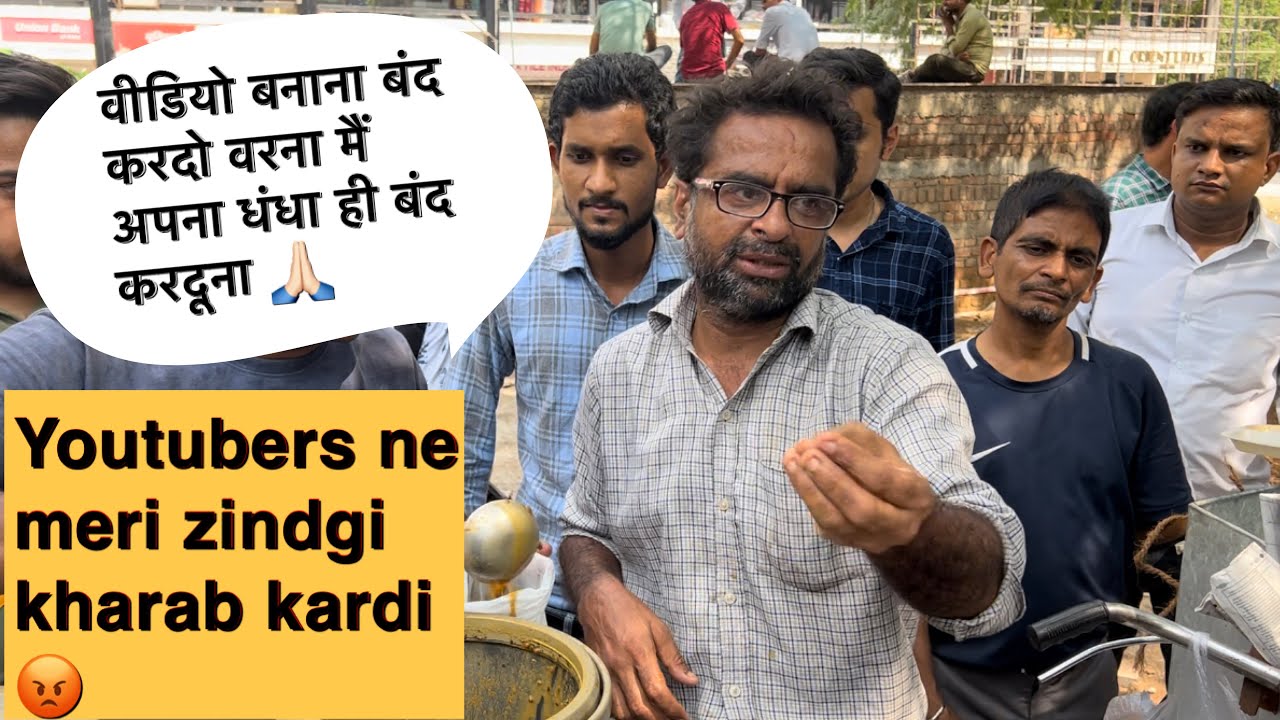 manoj bhai 70 lakh ka scam karke| Ab Video Banana band|  😢😡 #streetfood #manojbhai