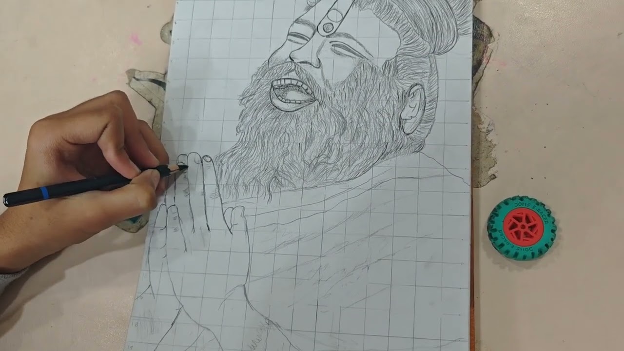 Premanand MahaRaj Ji Drawing....🪷🙏
