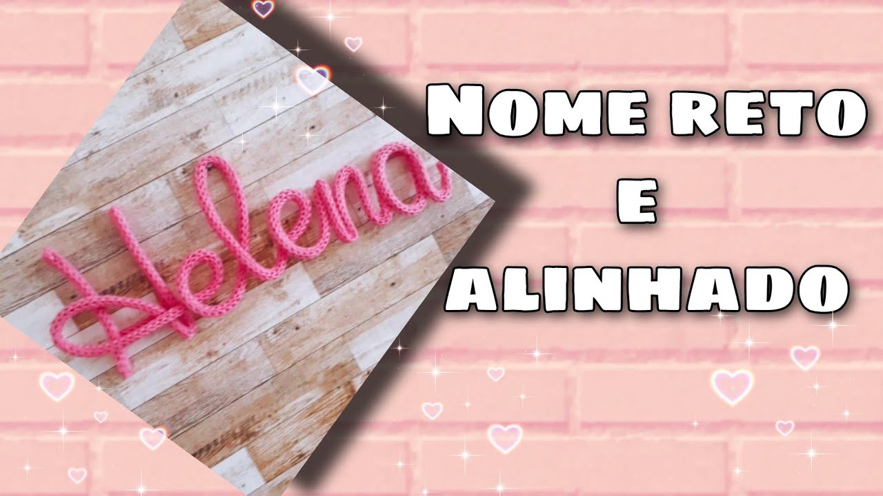 Nome Reto e Alinhado