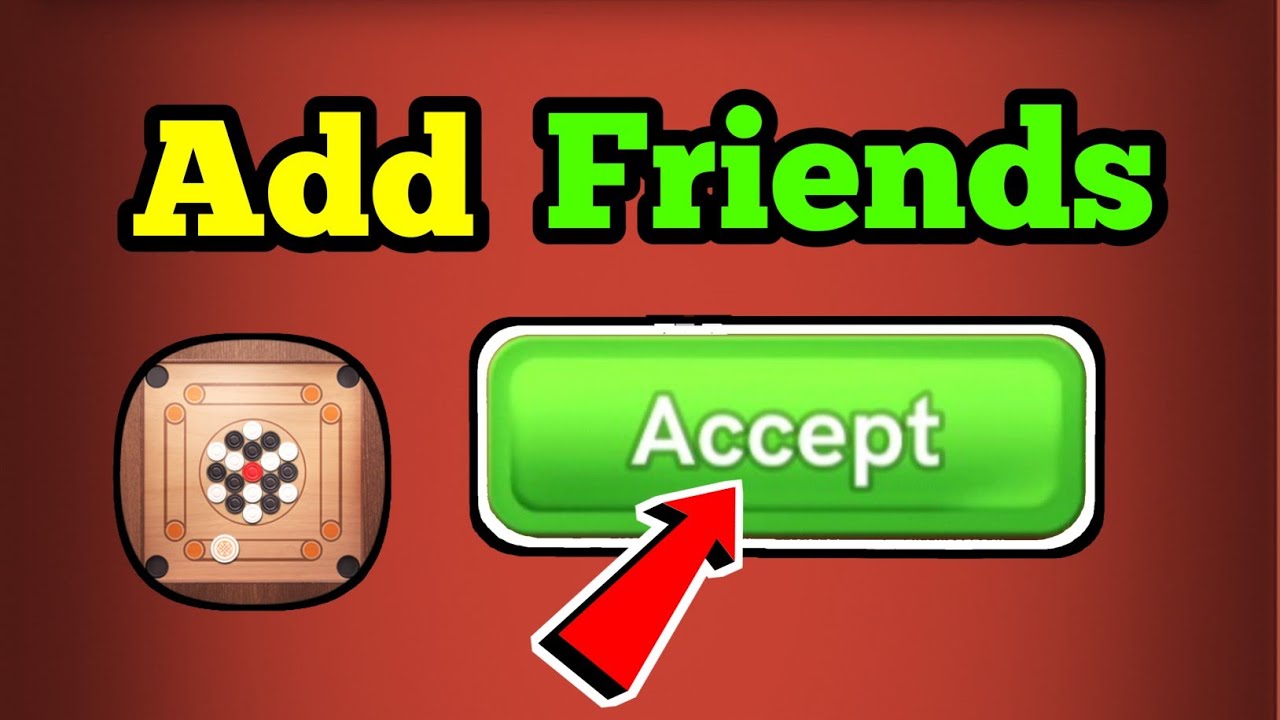 Add Friends & Play with Friends in Carrom Pool: Disc Game