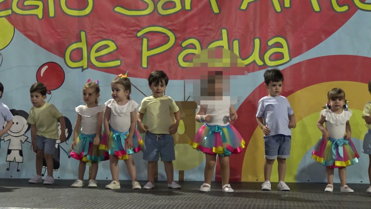 Clase 2 años| Escuela Infantil San Antonio de Padua | Levantando las manos | Baile fin de curso 2023