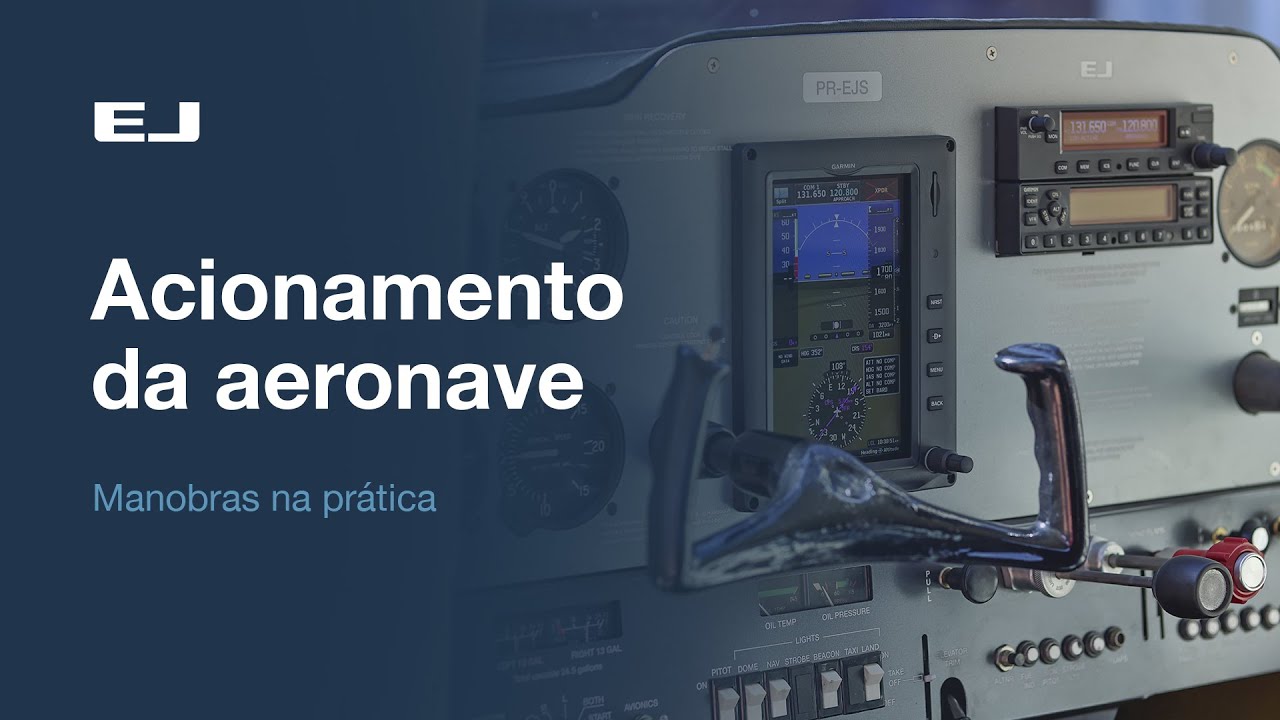 ACIONAMENTO DA AERONAVE: como dar partida no avi&atilde;o