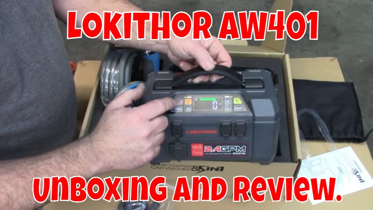LOKITHOR AW401 unboxing and review. 5 in 1 power unit.