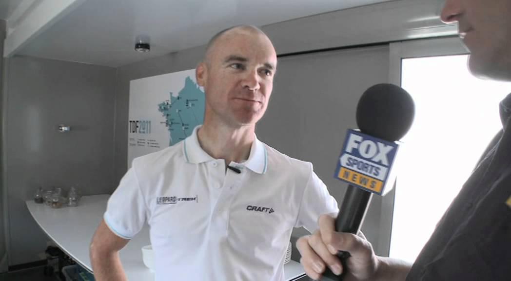 Stuart O'Grady and the Trek Leopard catering truck