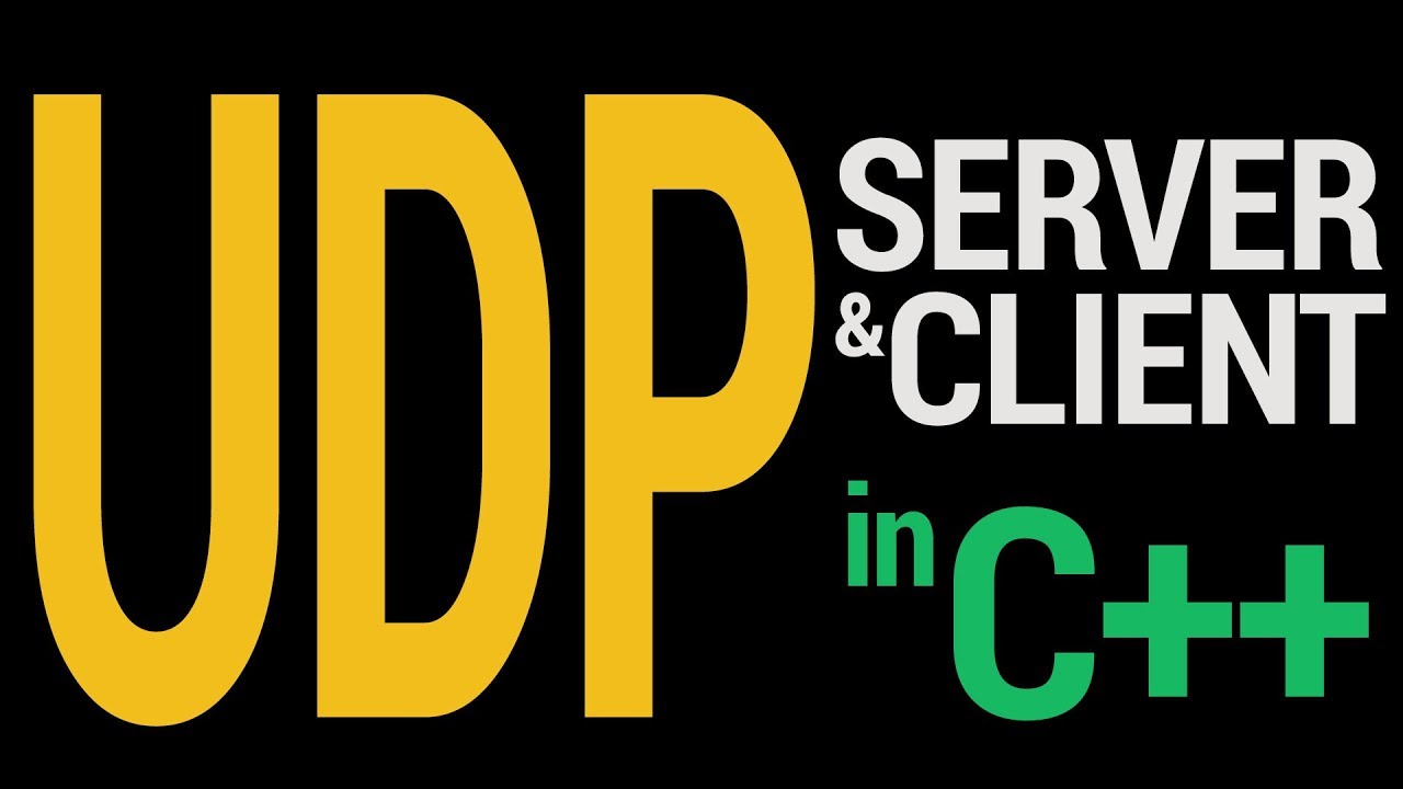 Starter UDP Server And Client in C++