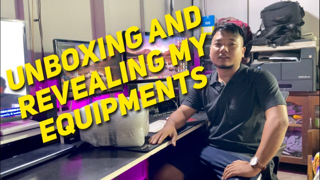 Unboxing and revealing my Equipment&rsquo;s || Hoikim Media
