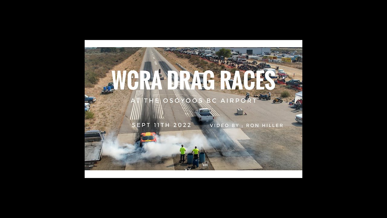 WCRA Drag Races - Sept 11th 2022 - off drone - by Ron Hiller