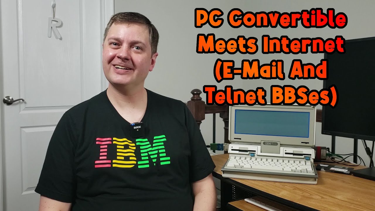 Ретротур: Подключение IBM PC Convertible к Интернету (доступ к электронной почте и BBS)
