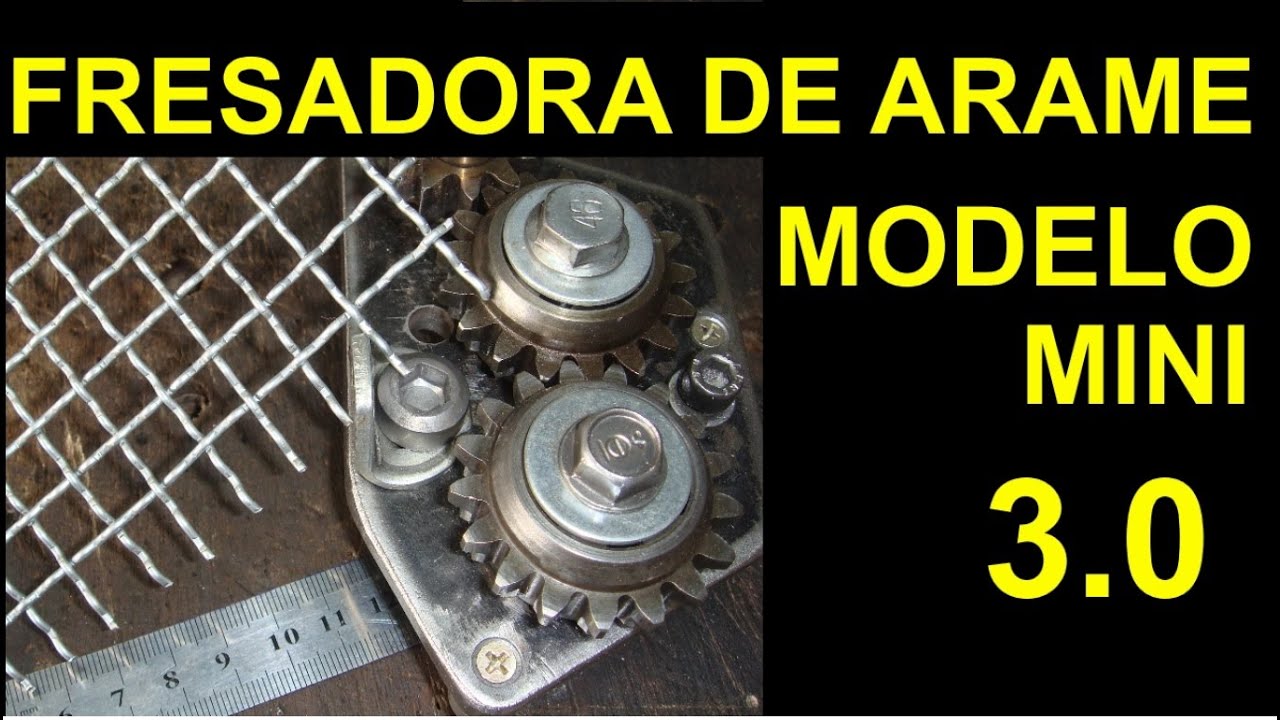 Fresadora de arame 3.0 sincronismo unificado