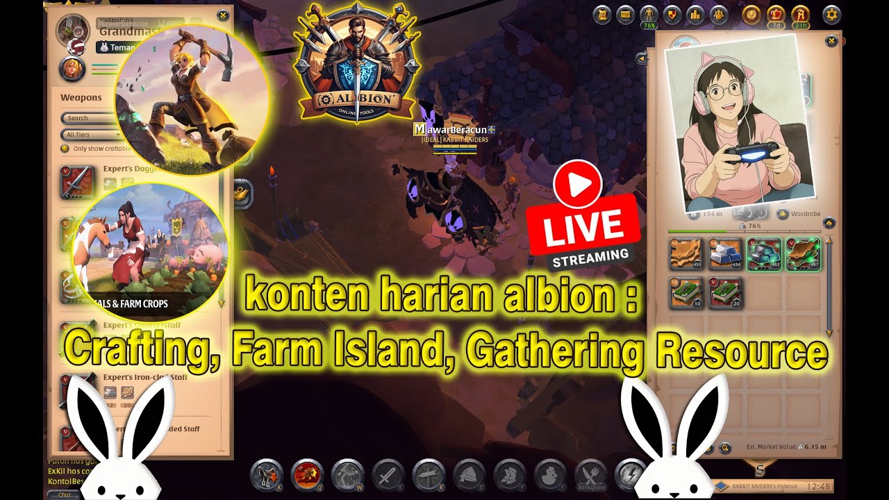 ALBION ONLINE : MANCING SAMPAI JD ORG KAYA DI ALBION