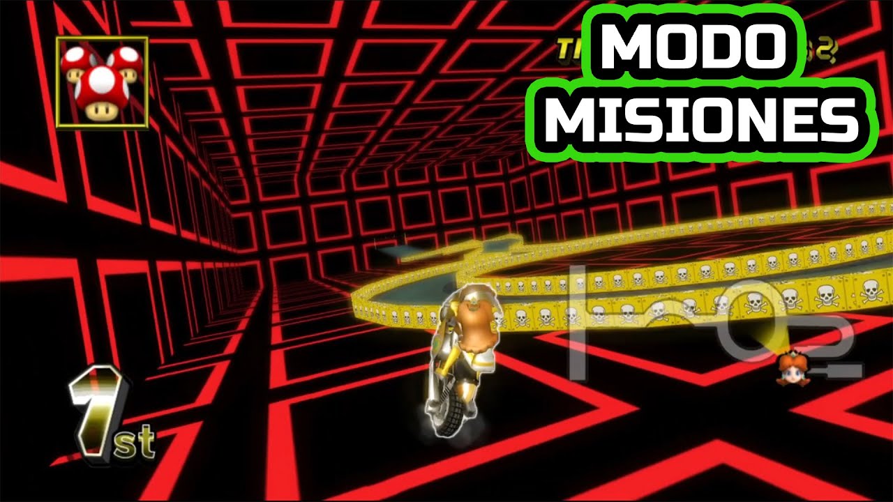 ASÍ ES EL MODO MISIONES DE MARIO KART WII 😱