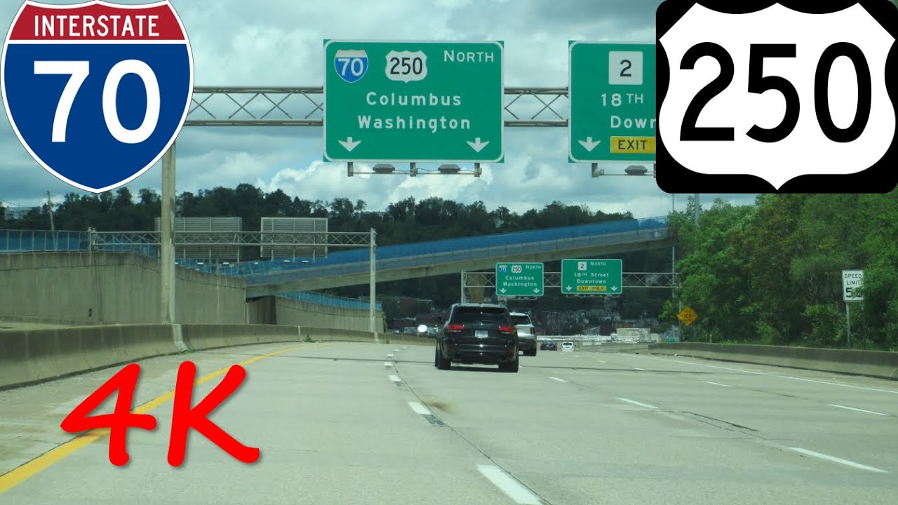⁴ᴷ US 250 (Wheeling, WV) northbound [4K VIDEO]