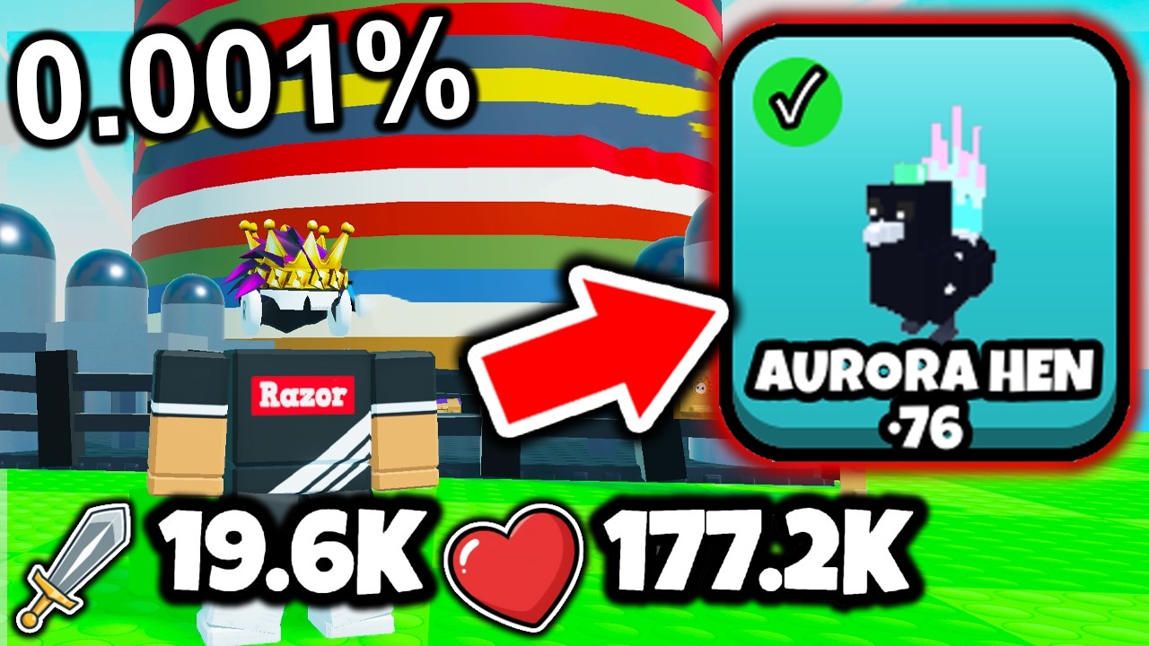 I Trained STRONGEST CHICKEN in Roblox Grow a Chicken Fighter