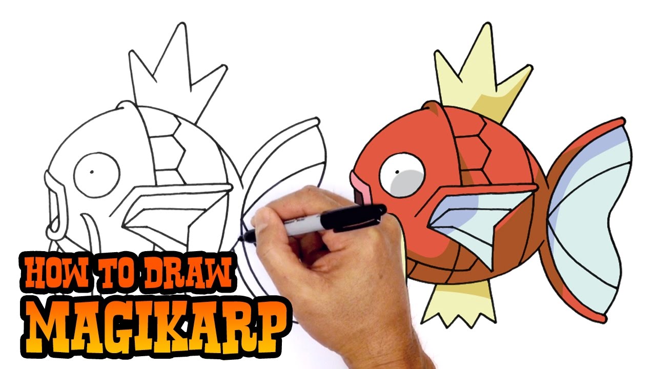 How to Draw Pokemon | Magikarp