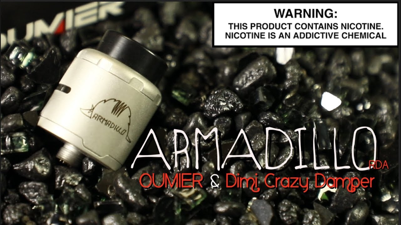 ARMADILLO RDA By Oumier X Dimi Crazy Damper ~Vape RTA Review~