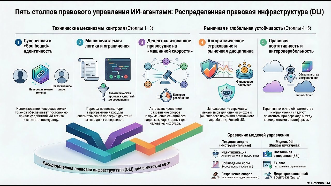 Distributed Legal Infrastructure for a Trustworthy Agentic Web