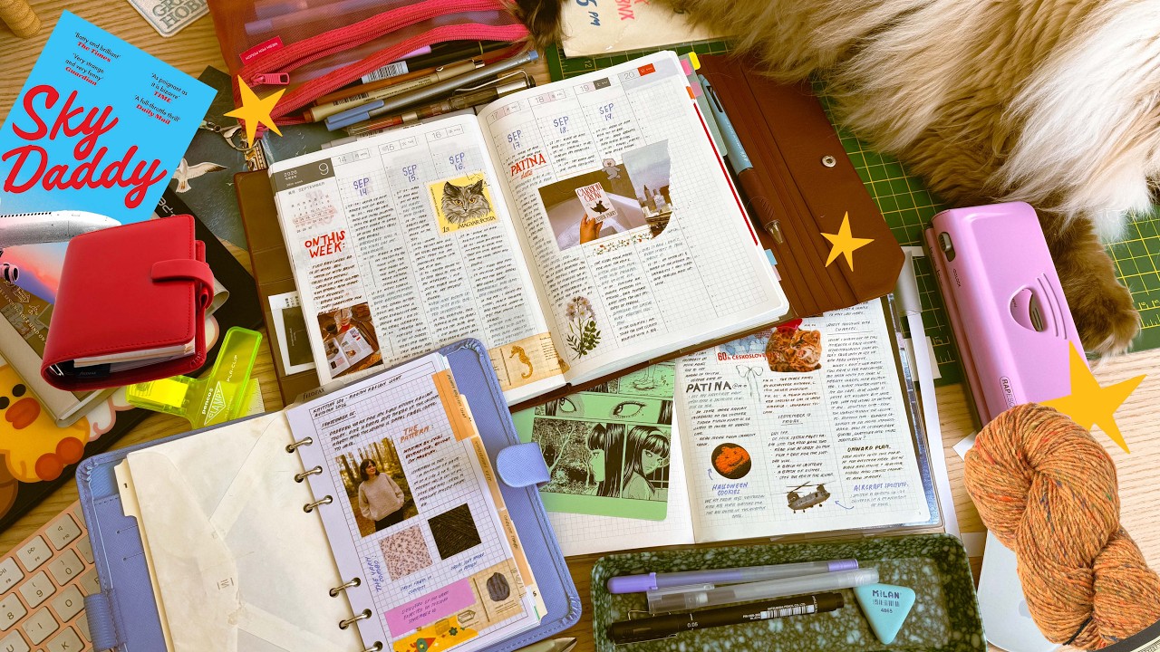 Целая неделя ведения дневника, том 3 (включая обзор Filofax)