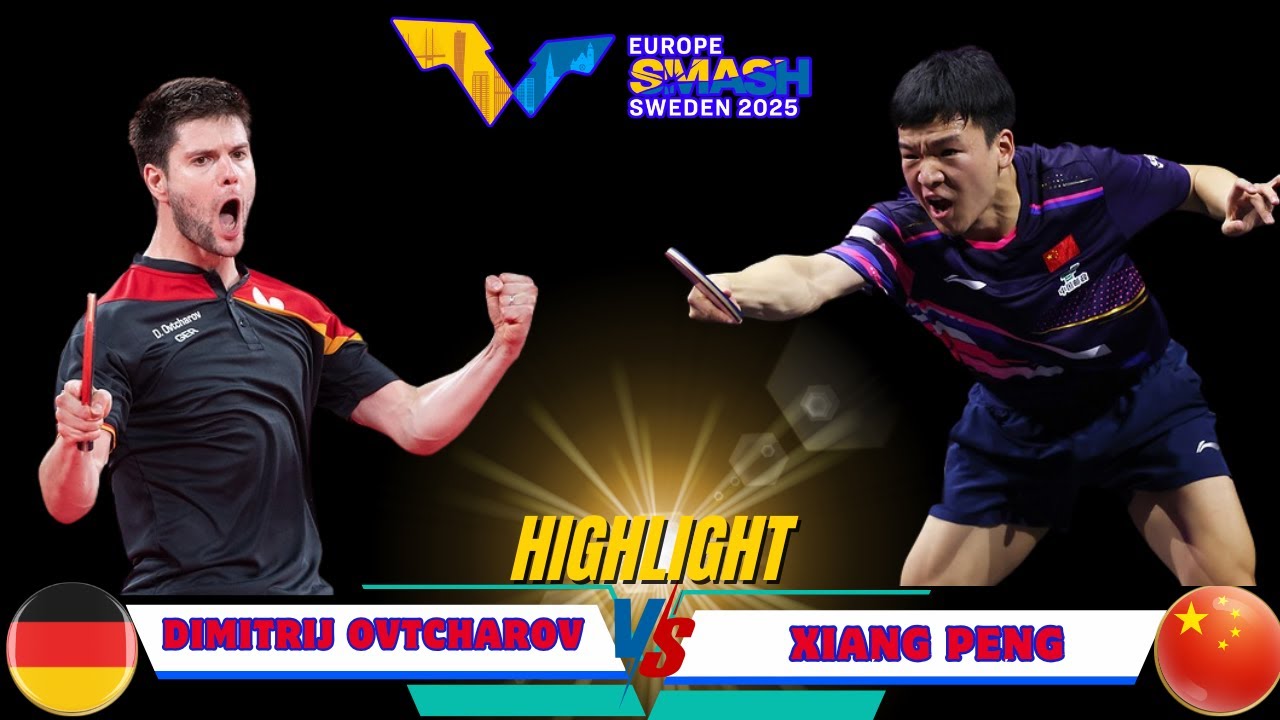 Dimitrij Ovtcharov vs Xiang Peng (向鹏) | WTT Europe Smash Sweden 2025 Round 64 Highlights