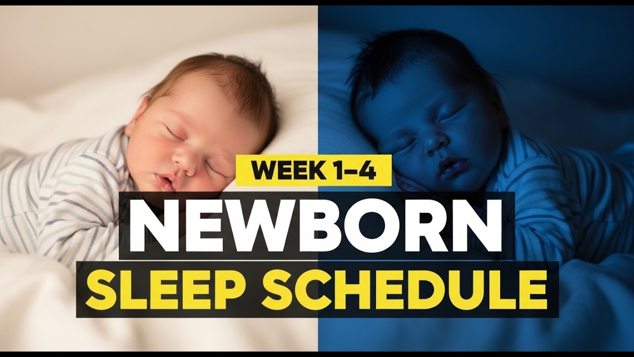 Newborn Sleep Schedule Explained-(Week by Week) | First Month Guide