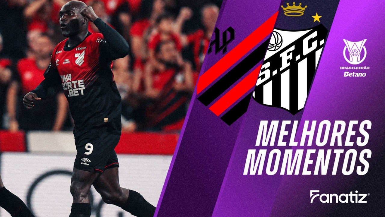 Athletico Paranaense 2x1 Santos I Melhores momentos I Brasileirão 2026