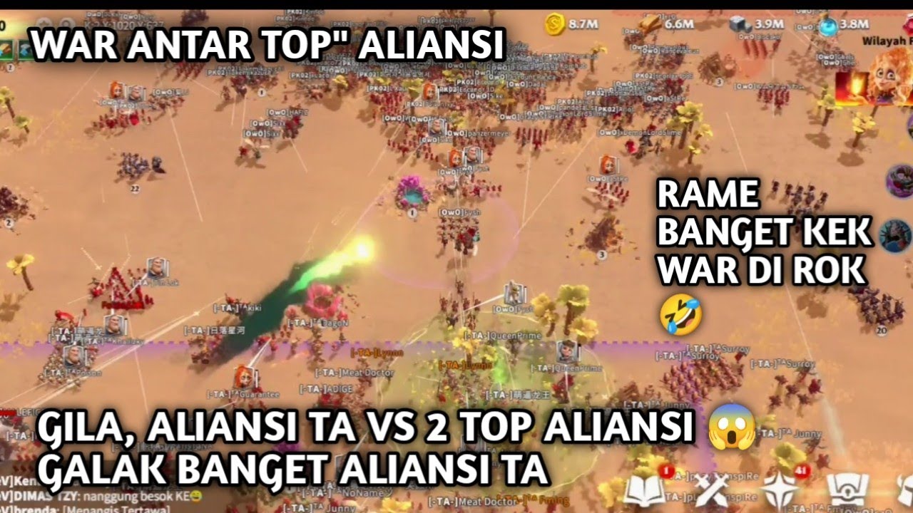 BIG WAR PERTAMA SERVER 2 ANTAR TOP