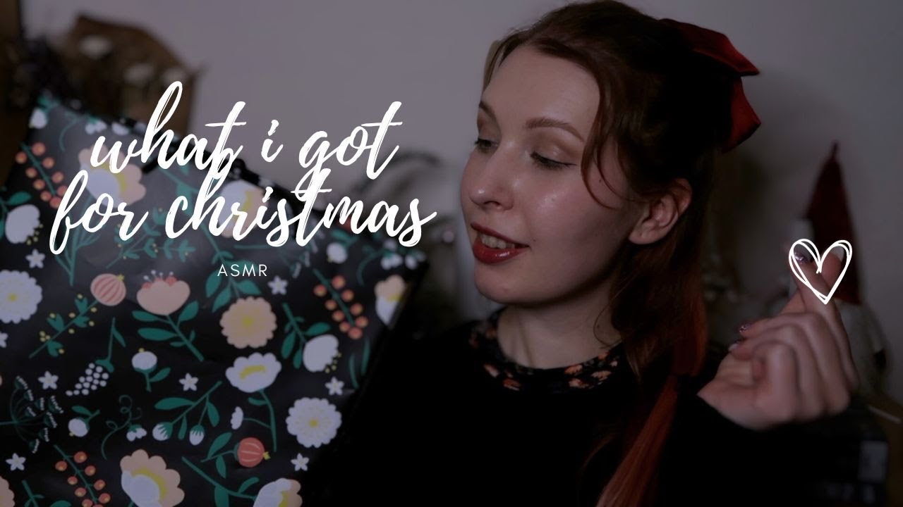 [ASMR] co dostałam na święta 🤍 what i got for christmas 2023