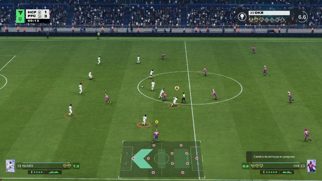 Últimos minutos de la remontada de Handicap CF #eafc26 #clubespro